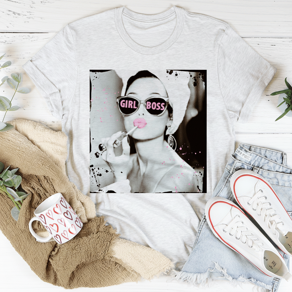Lipstick Girl Boss Tee