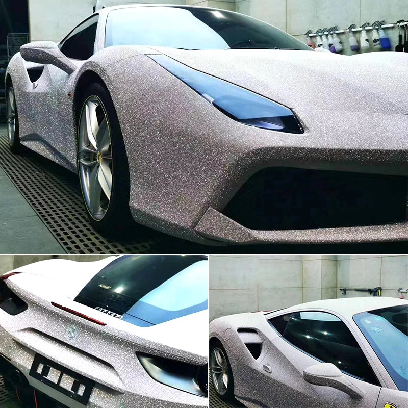 Warranty 3 Years PET Paint Metallic Vinyl Smoke Coal Grey Color Metallic Car Wrapping Best Vinyl Wrap for Car