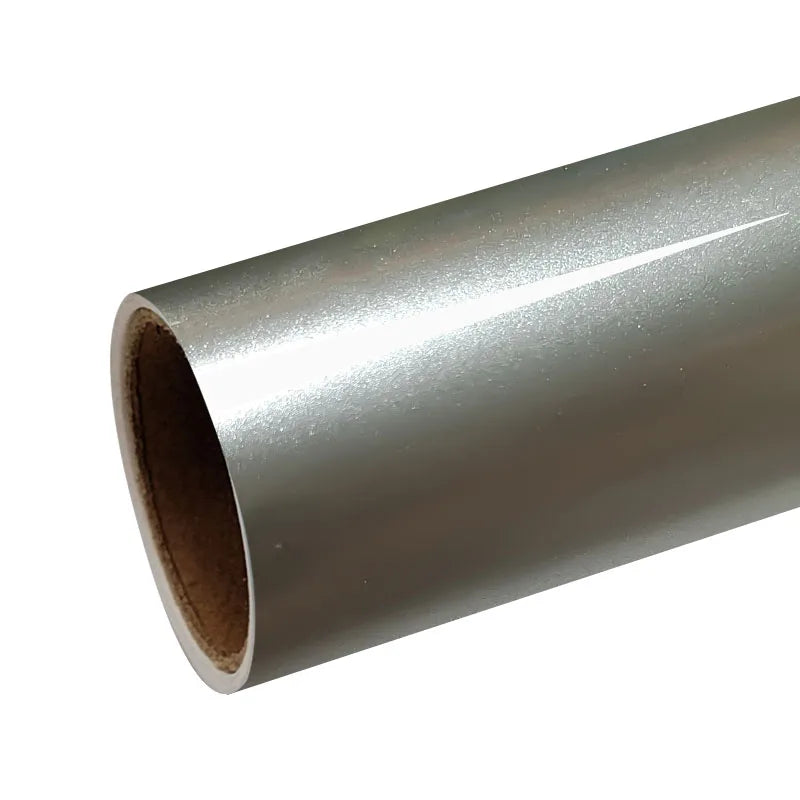 Warranty 3 Years PET Paint Metallic Vinyl Smoke Coal Grey Color Metallic Car Wrapping Best Vinyl Wrap for Car