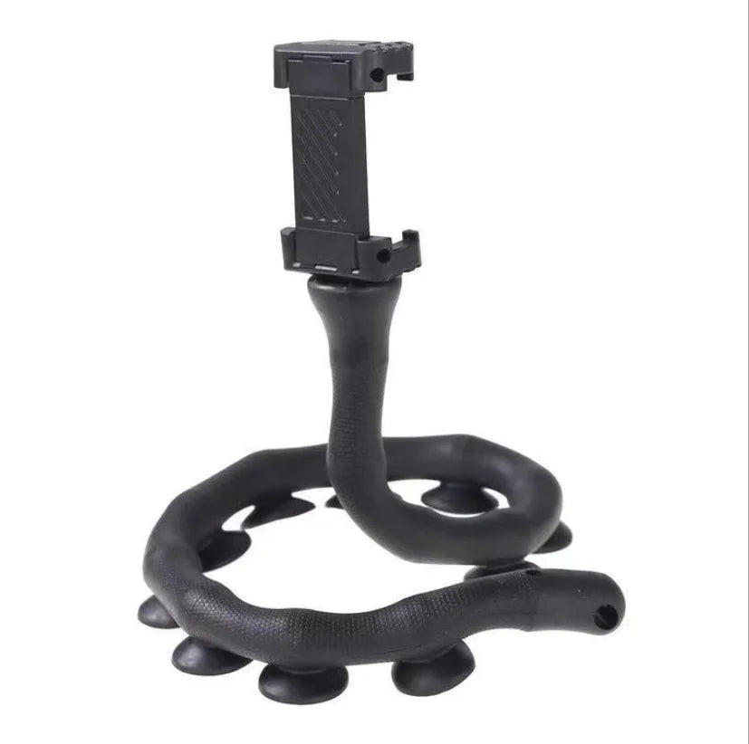 Factory Hot Multifunction Cute Worm Lazy Holder 360 Degree Rotating Suction Cup Mobile Phone Holder Folding Phone Bracket