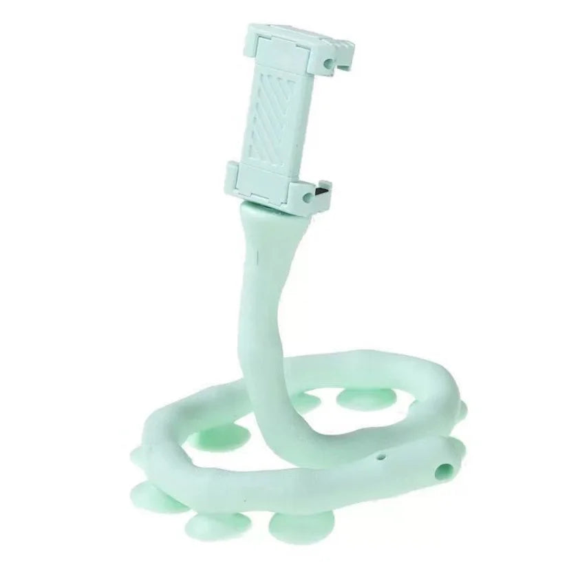 Factory Hot Multifunction Cute Worm Lazy Holder 360 Degree Rotating Suction Cup Mobile Phone Holder Folding Phone Bracket