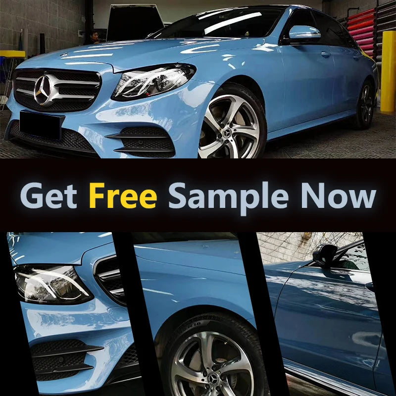 Warranty 3 Years PET Paint Metallic Vinyl Smoke Coal Grey Color Metallic Car Wrapping Best Vinyl Wrap for Car