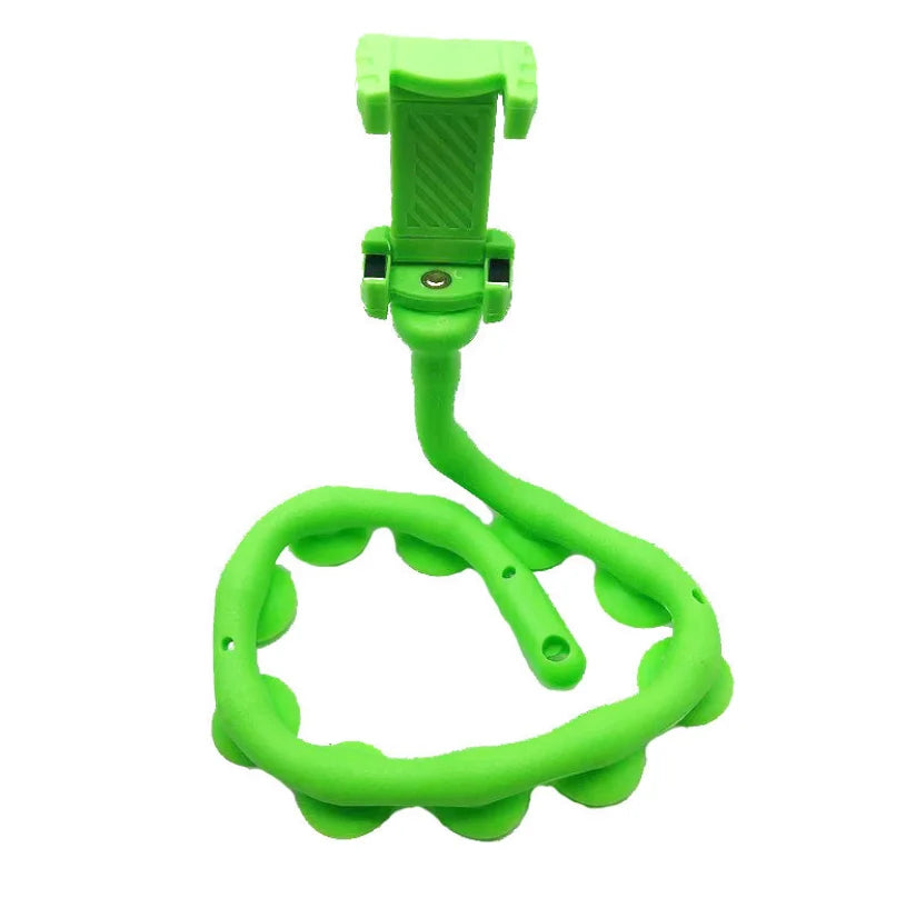 Factory Hot Multifunction Cute Worm Lazy Holder 360 Degree Rotating Suction Cup Mobile Phone Holder Folding Phone Bracket