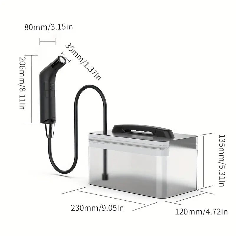 NNETM Electric Bidet Sprayer with Foldable Tank-4